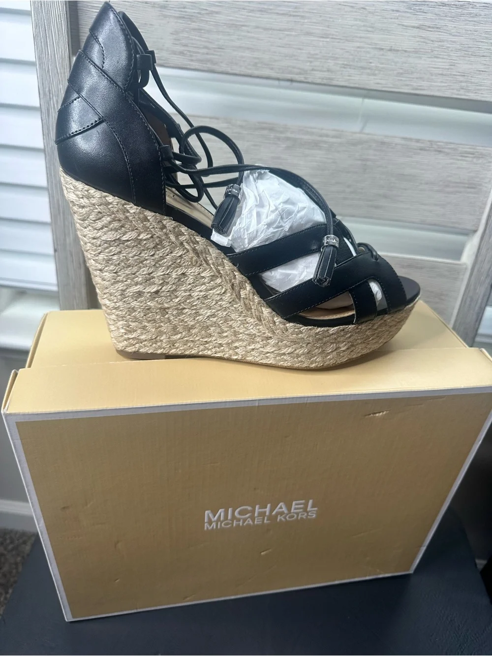 Michael Kors warm wrapped platform